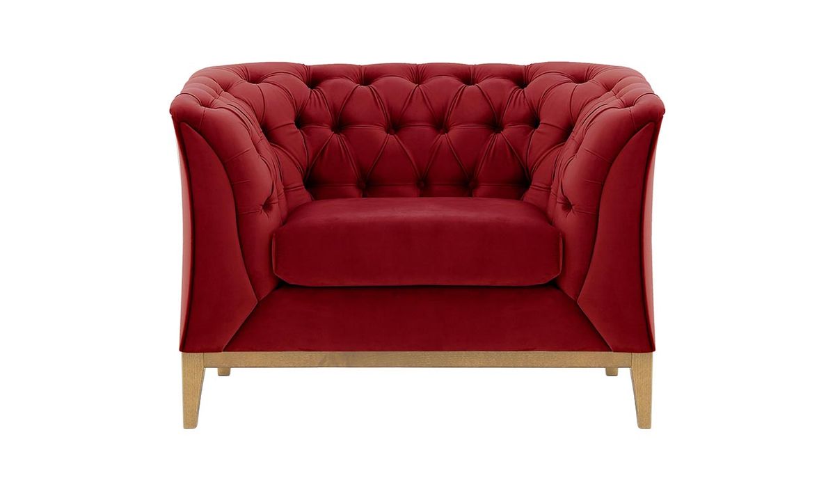 Fauteuil Chesterfield Modern Wood