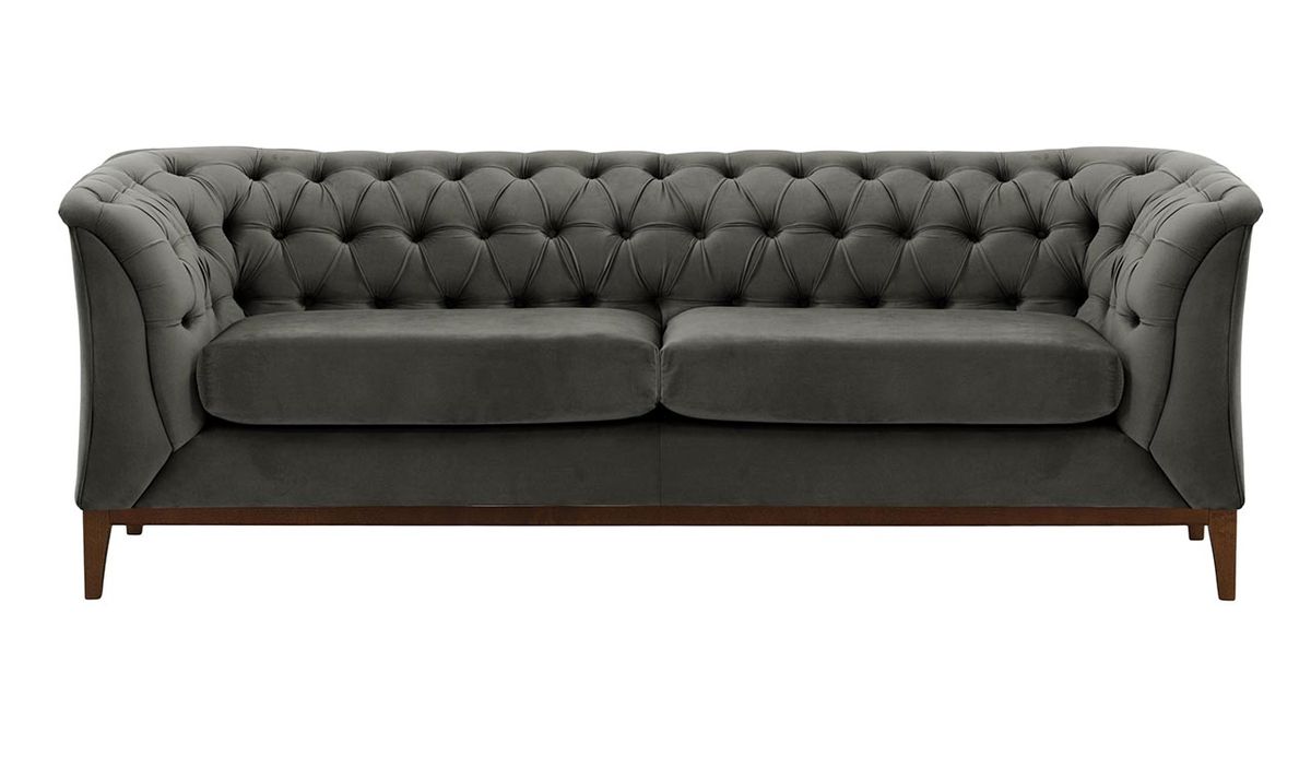 Canapé 2,5 places Chesterfield Modern Wood