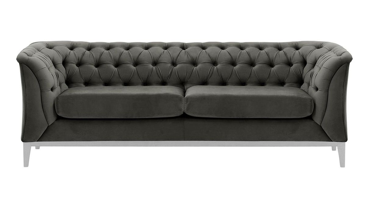Canapé 2,5 places Chesterfield Modern Wood