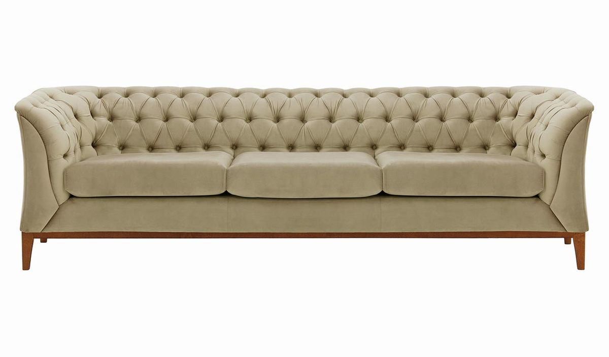 Canapé trois places Chesterfield Modern Wood — vue 6