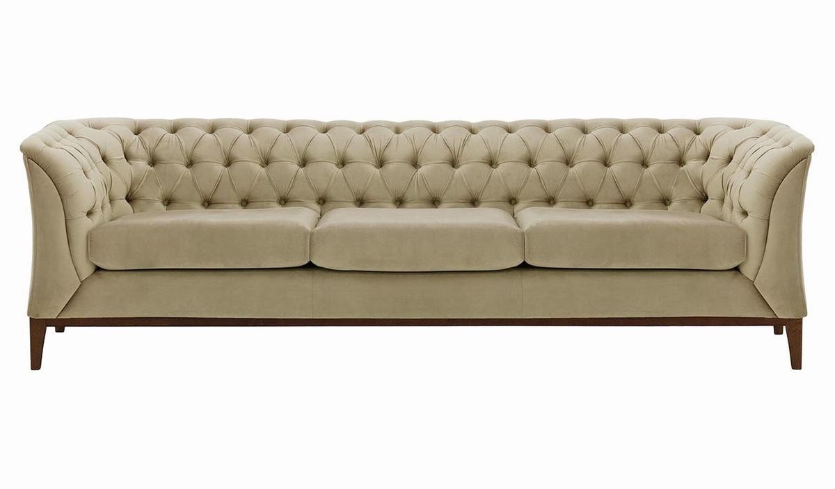 Canapé trois places Chesterfield Modern Wood — vue 3