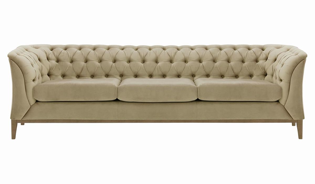 Canapé trois places Chesterfield Modern Wood — vue 7
