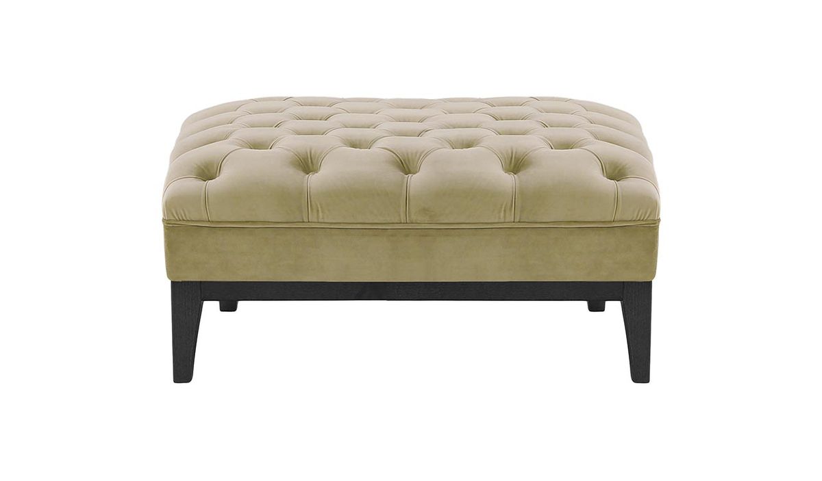 Pouf Chesterfield Modern Wood — vue 4