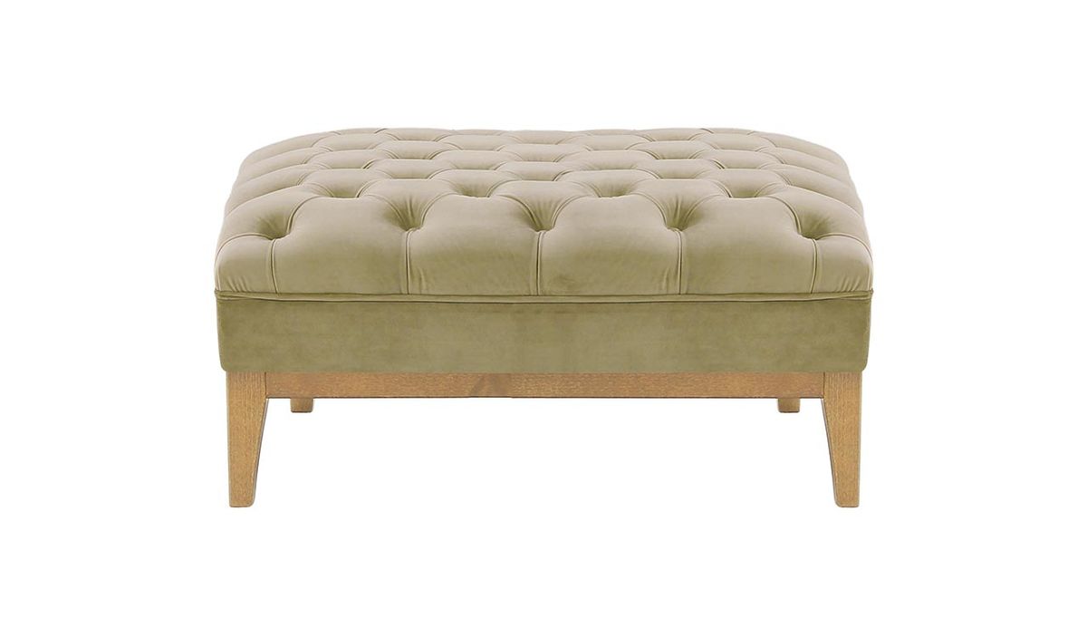 Pouf Chesterfield Modern Wood