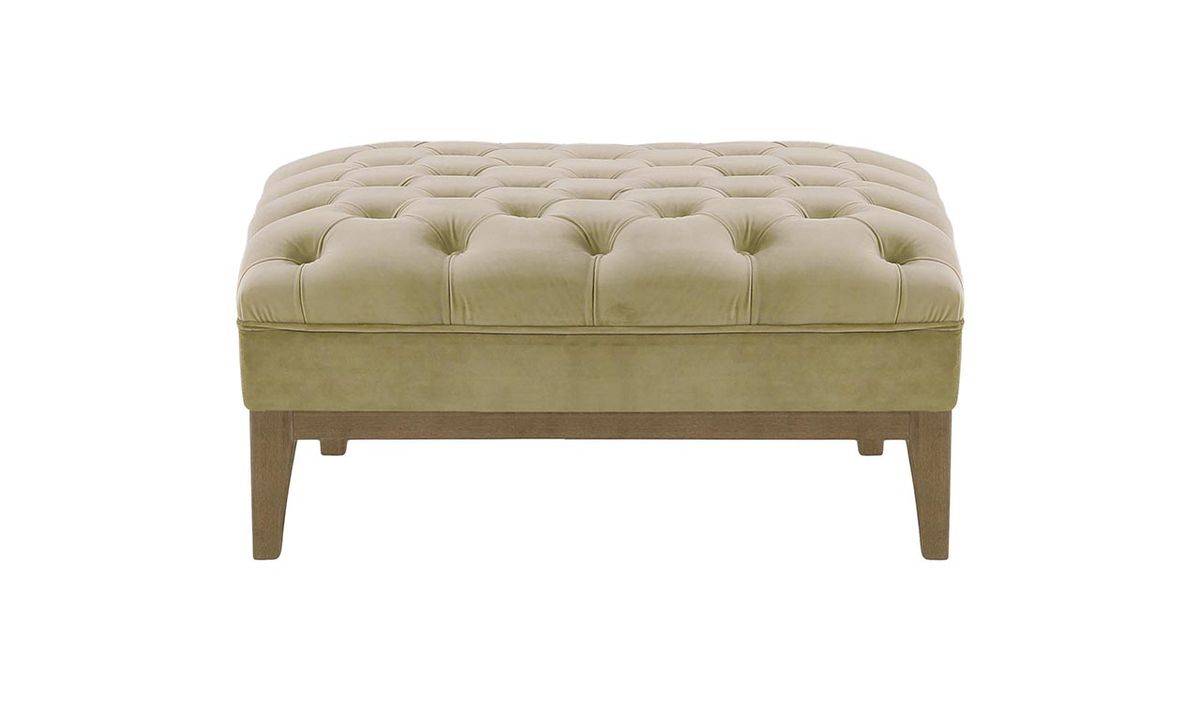 Pouf Chesterfield Modern Wood — vue 7