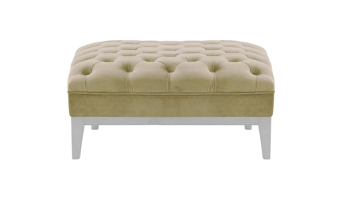 Pouf Chesterfield Modern Wood — vue 5