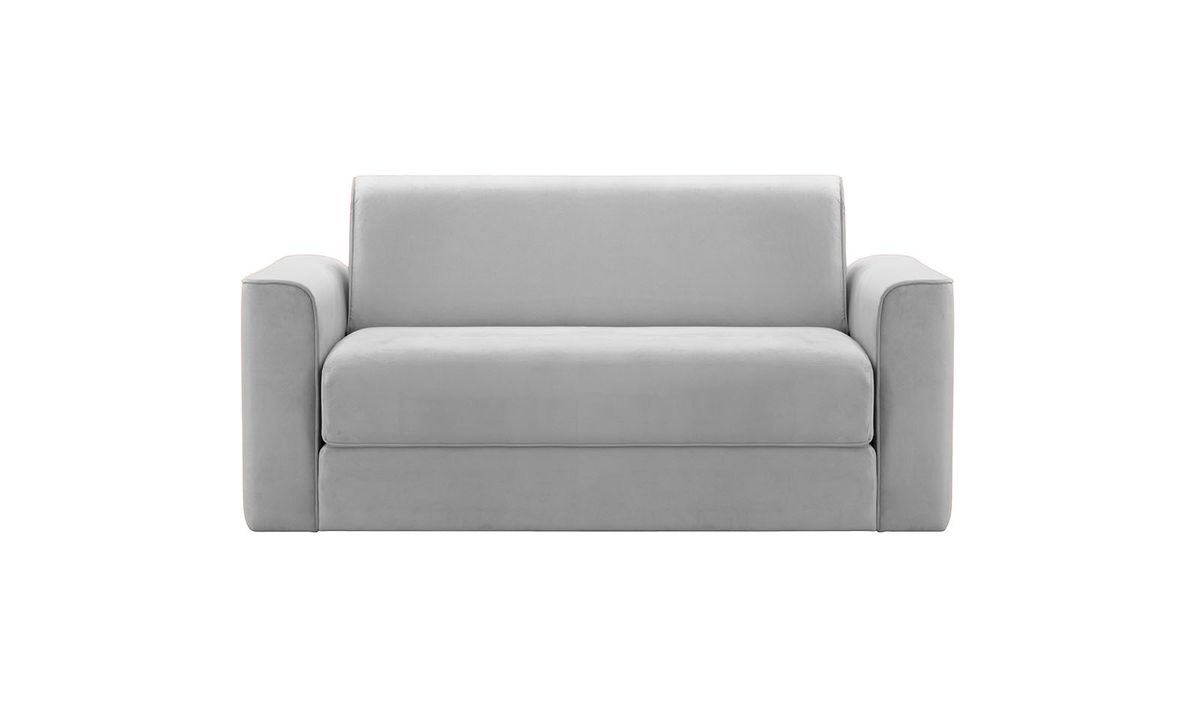 Canapé convertible Jules 2,5 places, gris clair - Velluto 15