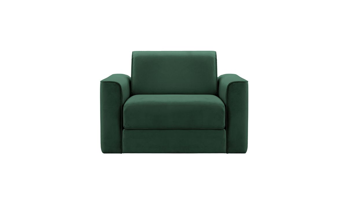 Fauteuil convertible - Jules, vert foncé - Velluto 10