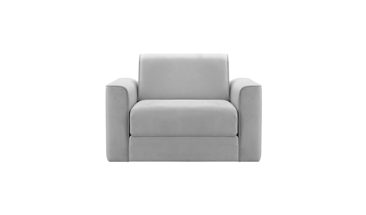 Fauteuil convertible - Jules, gris clair - Velluto 15