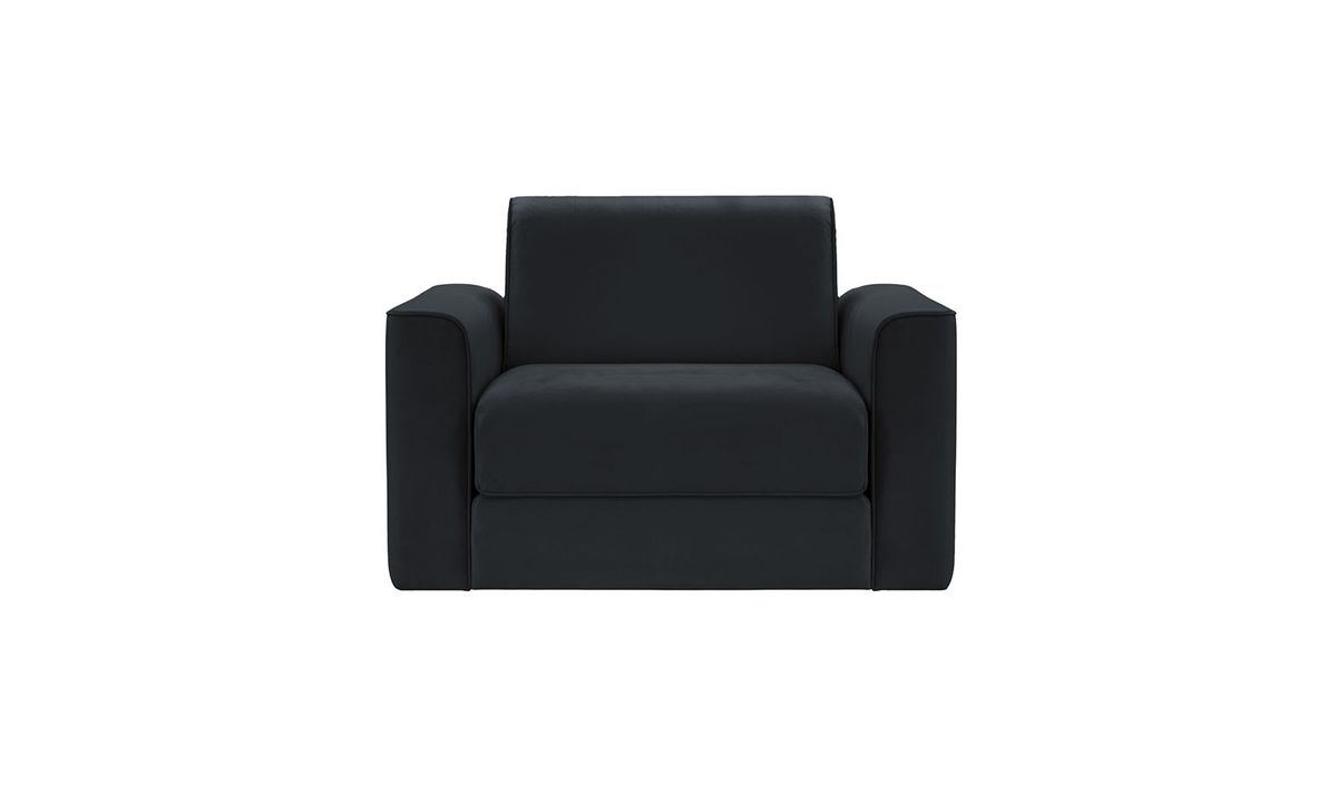 Fauteuil convertible - Jules, noir - Velluto 20