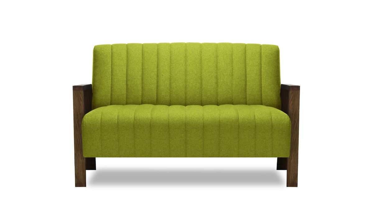 Canapé deux places Cooper, vert citron - Baku 7