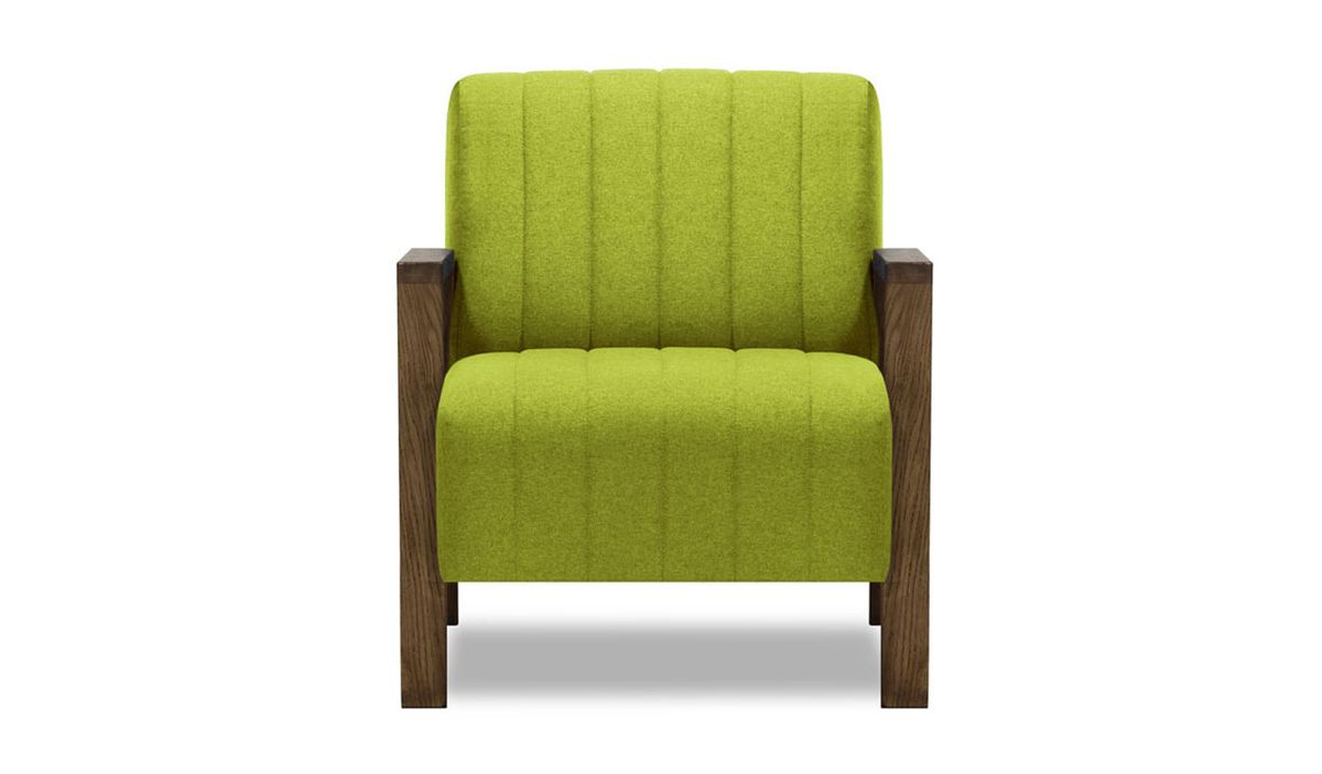 Fauteuil Cooper, vert citron - Baku 7