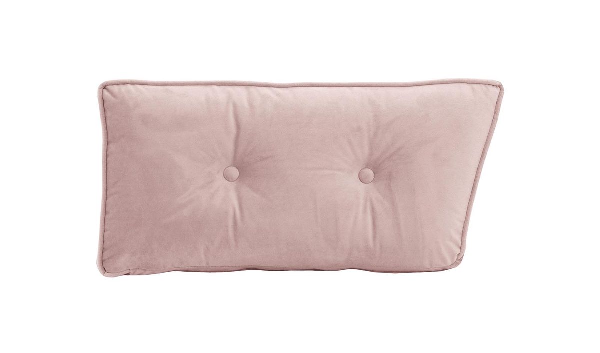 Coussin latéral en velours, lila/rose - Velluto 14