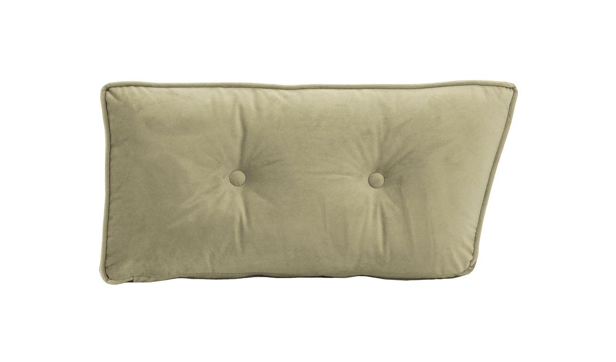Coussin latéral en velours — vue 3