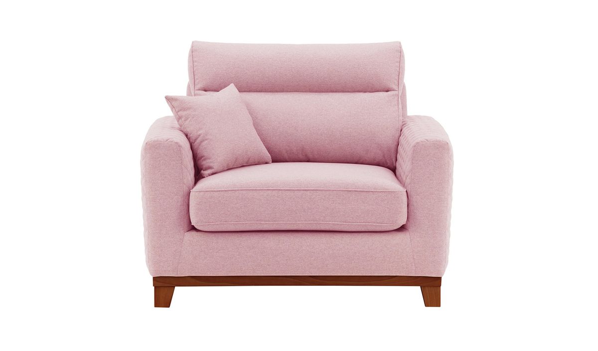 Fauteuil Belfort, Violet - Baku 16, Couleur des pieds: aveo