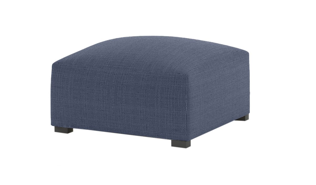 Pouf modulaire Puzzle, bleu foncé - Sawana 80