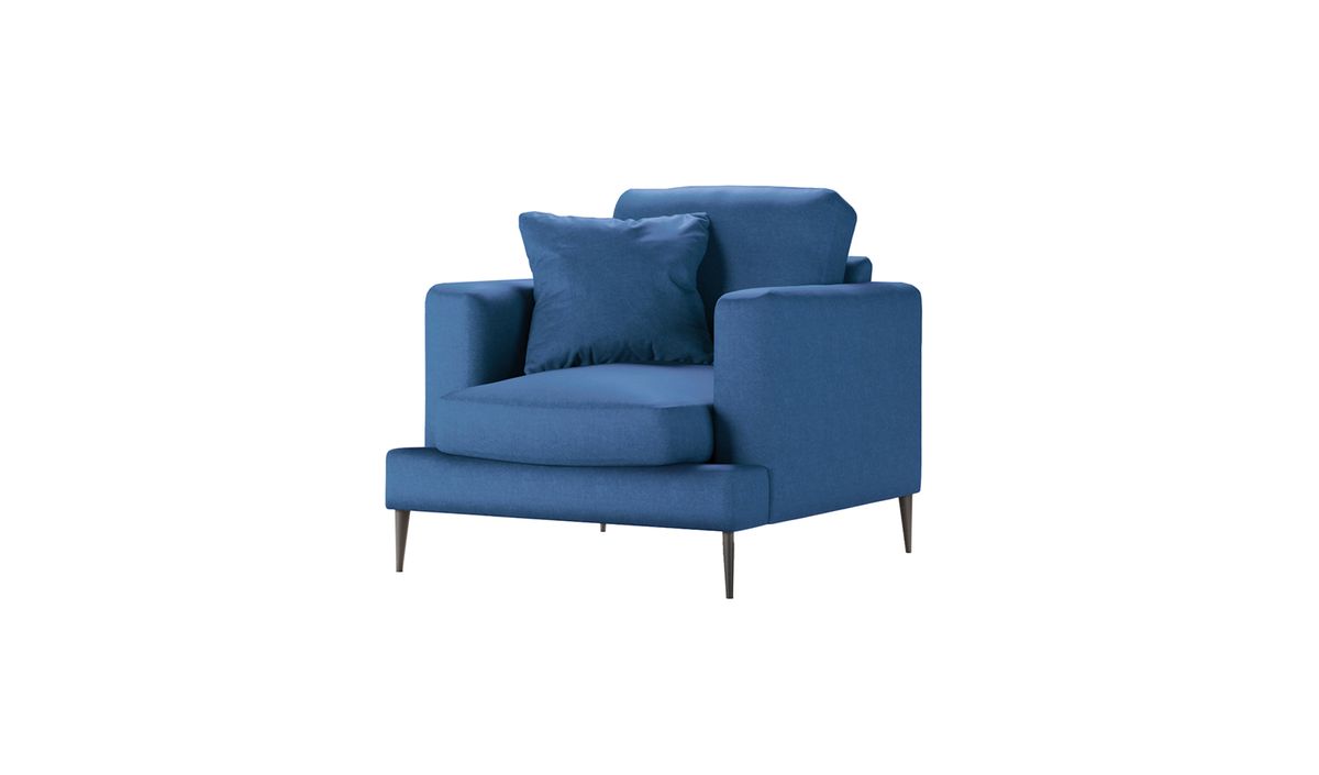 Fauteuil Covex, bleu marin délavé - Fancy 79