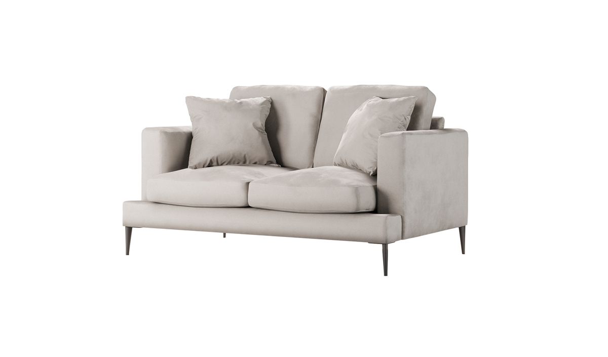 Canapé deux places Covex, beige clair - Velluto 2