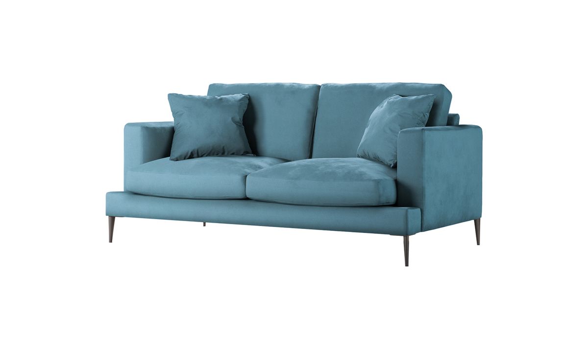 Canapé 2,5 places Covex, bleu - Velluto 12
