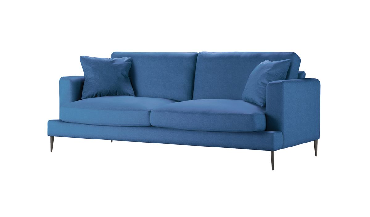 Canapé trois places Covex, bleu marin délavé - Fancy 79