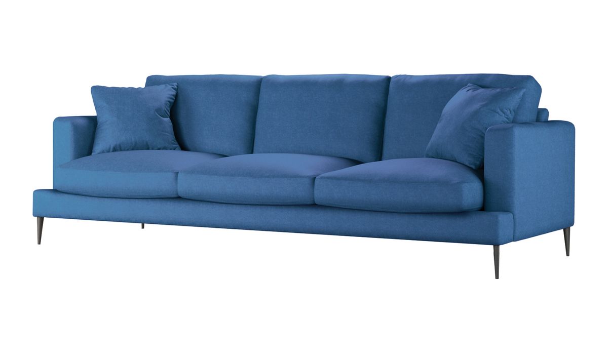 Canapé 3,5 places Covex, bleu marin délavé - Fancy 79