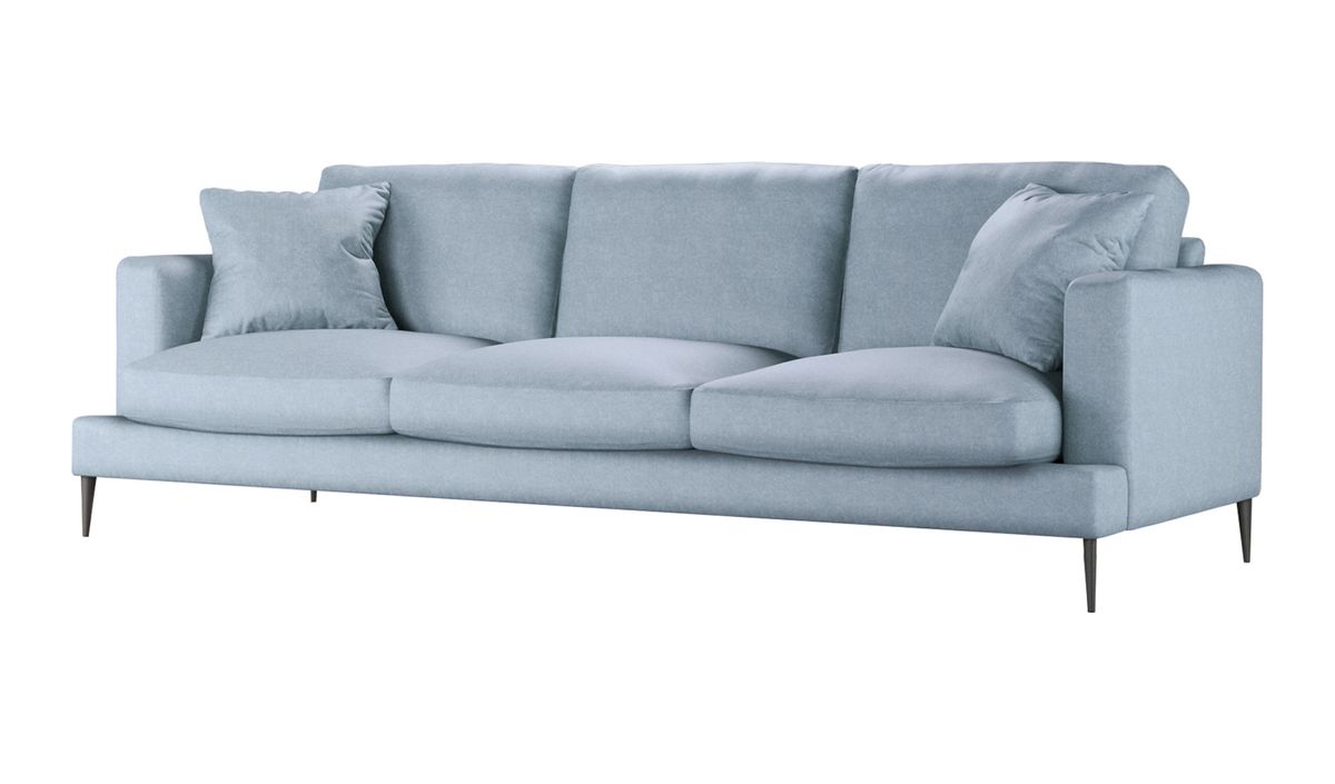 Canapé 3,5 places Covex, gris clair - Fancy 85