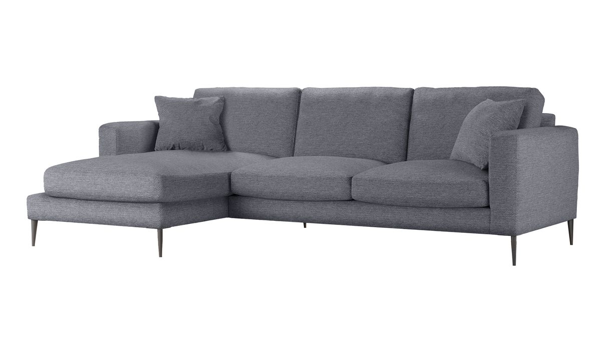 Canapé d’angle gauche Covex, Nordic 17 - anthracite