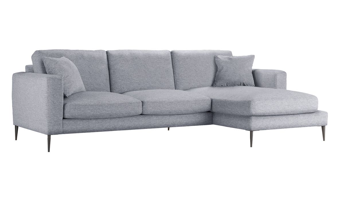 Canapé d’angle droit Covex, Nordic 14 - gris