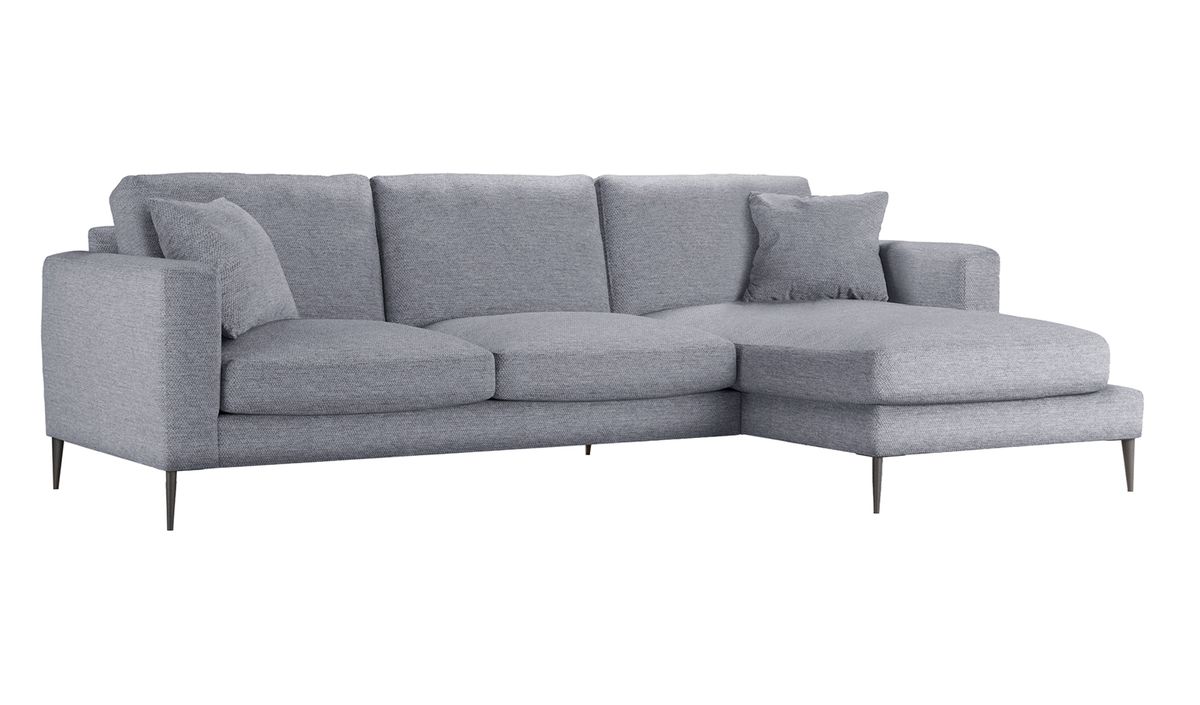 Canapé d’angle droit Covex, Nordic 16 - gris