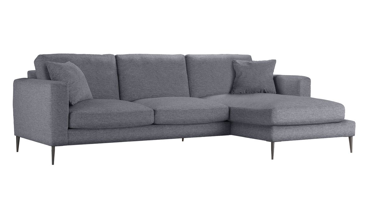 Canapé d’angle droit Covex, Nordic 17 - anthracite