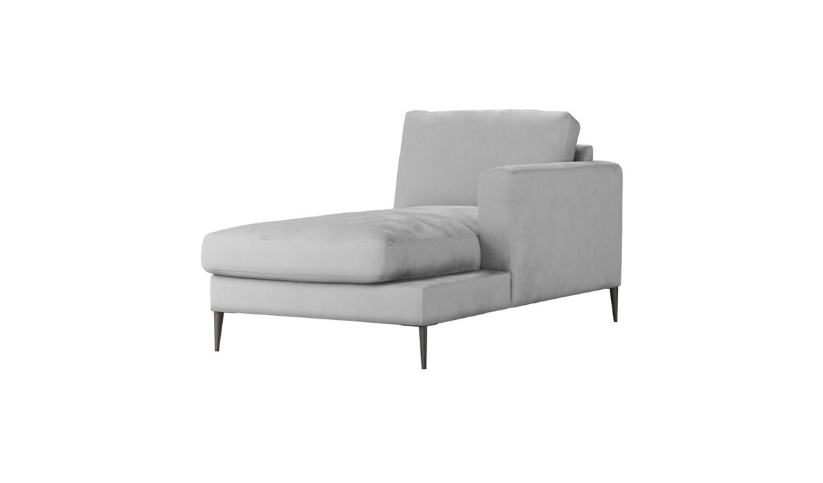 Covex – module chaise longue/divan droit (OT R), gris clair - Velluto 15