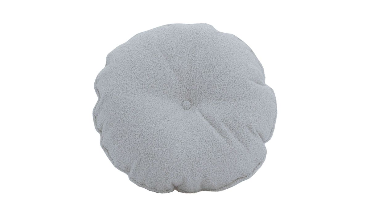 Coussin rond avec bouton Boucle — vue 3