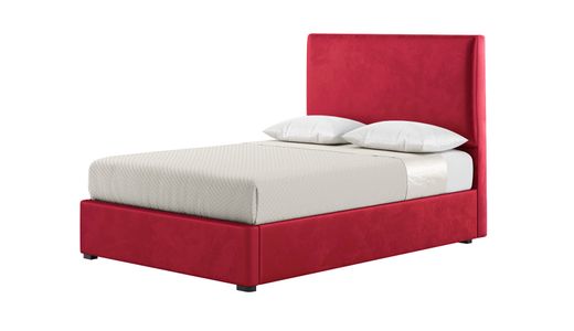 Lit Darcy 140x200 cm avec tête de lit lisse Lit Darcy 140x200 cm avec tête de lit lisse