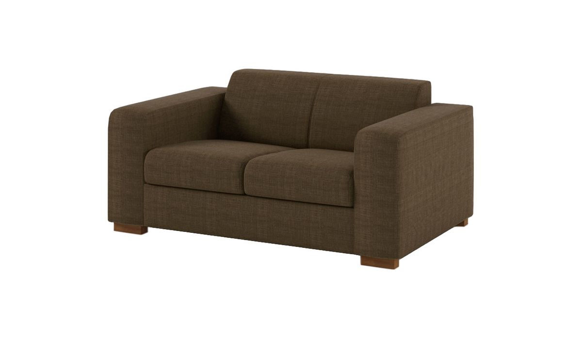 Canapé deux places Gem, marron clair - Malmo 26