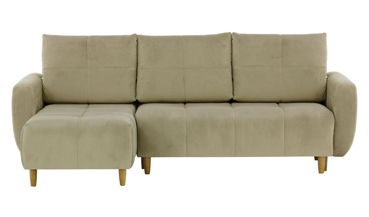 Canapé d’angle polyvalent avec fonction lit et coffre de rangement Globe