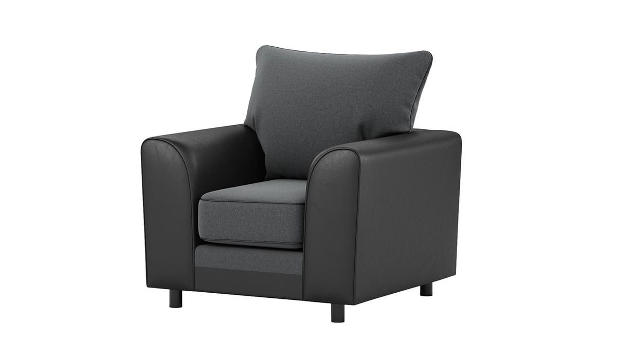 Fauteuil Dillon, Malmo 95/Casco black