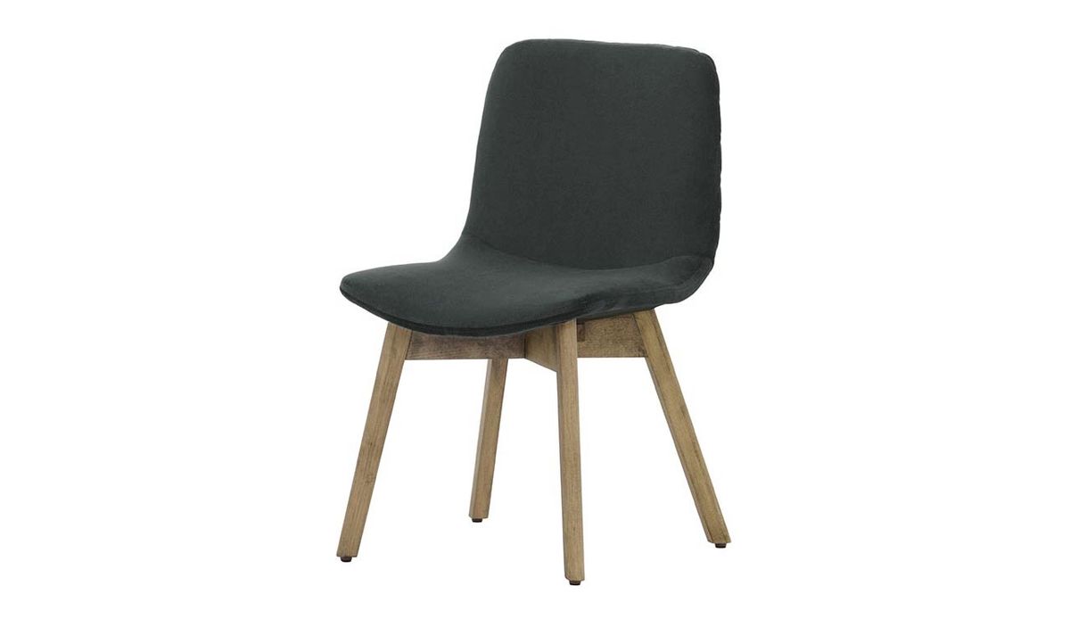 Chaise Felton buk, graphite - Velluto 19