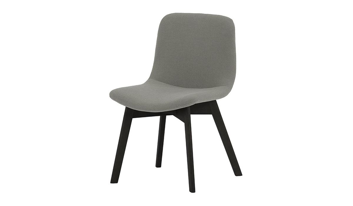 Chaise Giza buk, gris - Cablo 14, Couleur des pieds: Noir