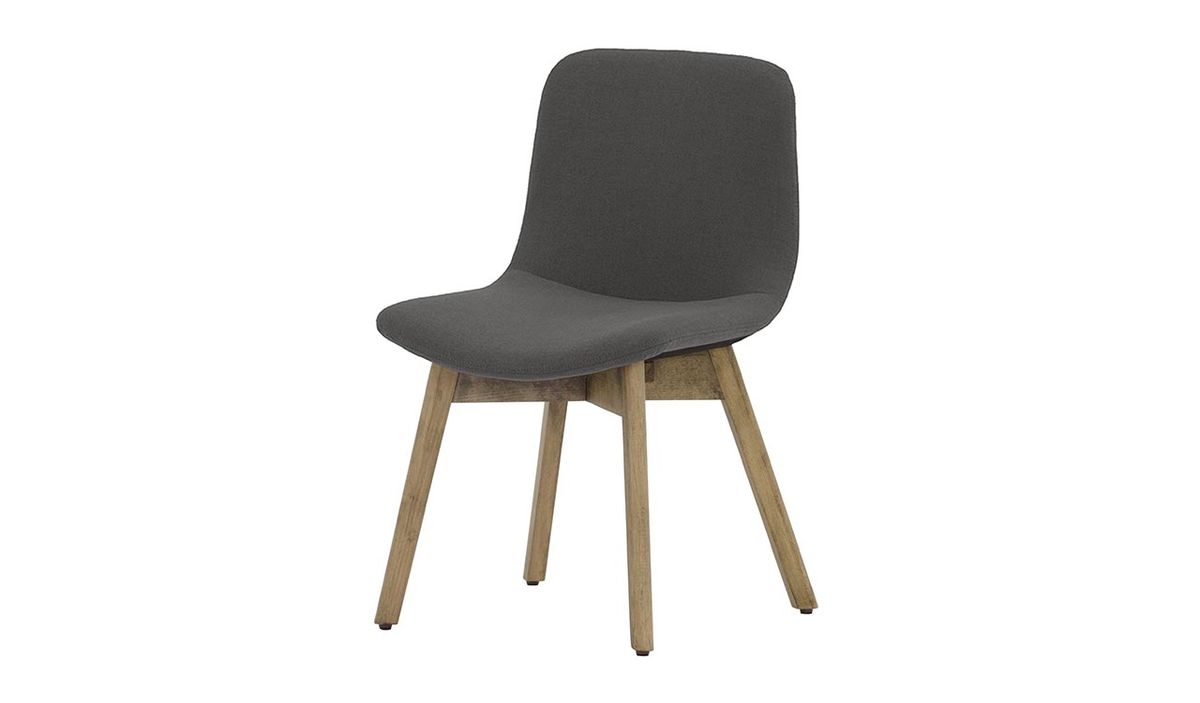 Chaise Giza buk, gris foncé - Cablo 15