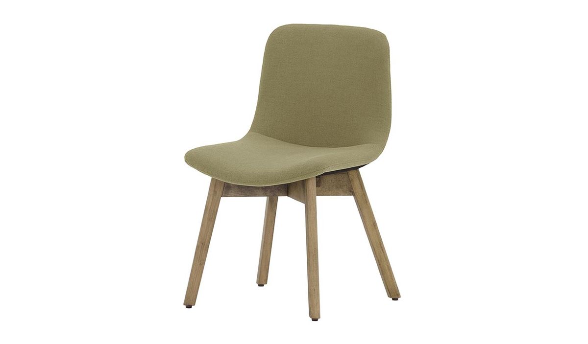 Chaise Giza buk, beige - Cablo 2, Couleur des pieds: Hêtre noir wax