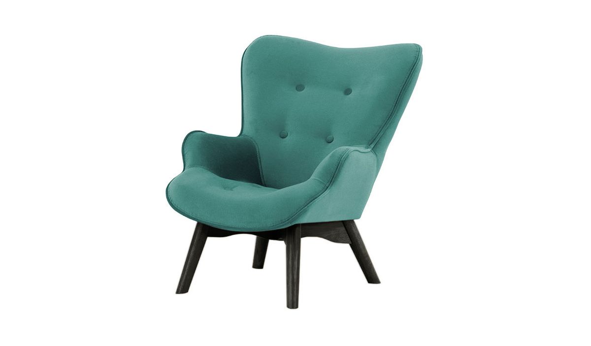 Fauteuil à oreilles pour enfants Ducan Mini Velvet — vue 4