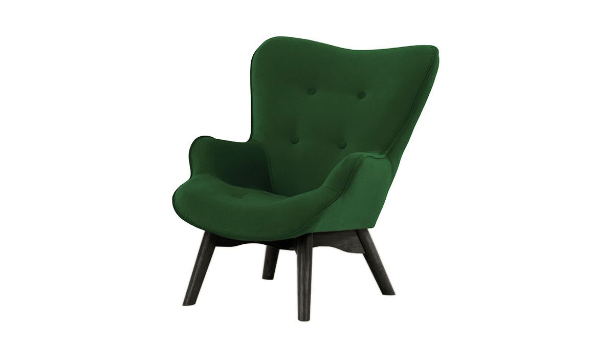 Fauteuil à oreilles pour enfants Ducan Mini Velvet