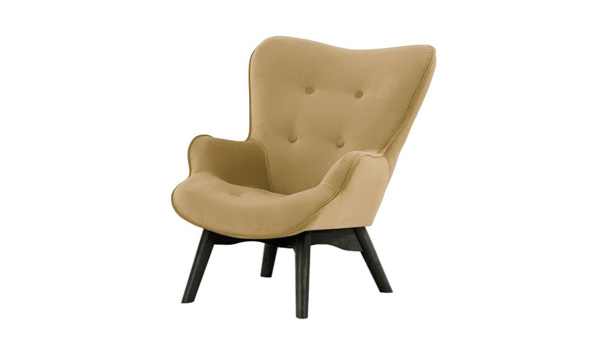 Fauteuil à oreilles pour enfants Ducan Mini Velvet
