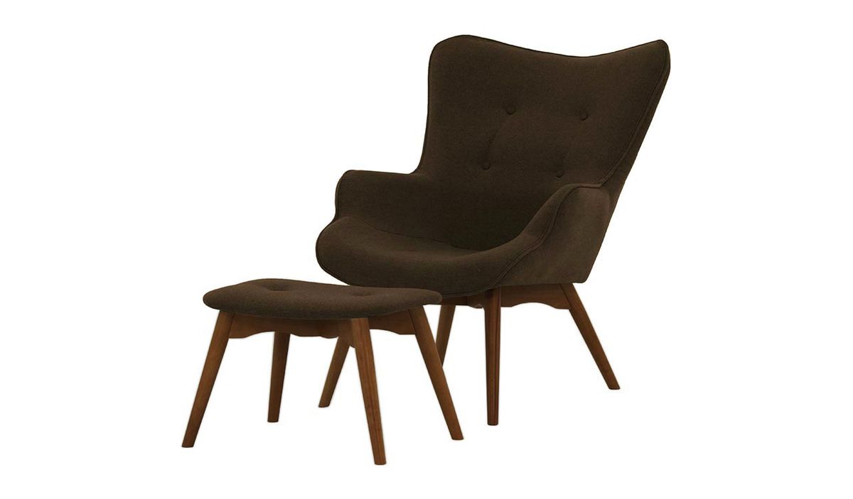 Fauteuil à oreilles avec repose-pied Ducan Ontario — vue 7