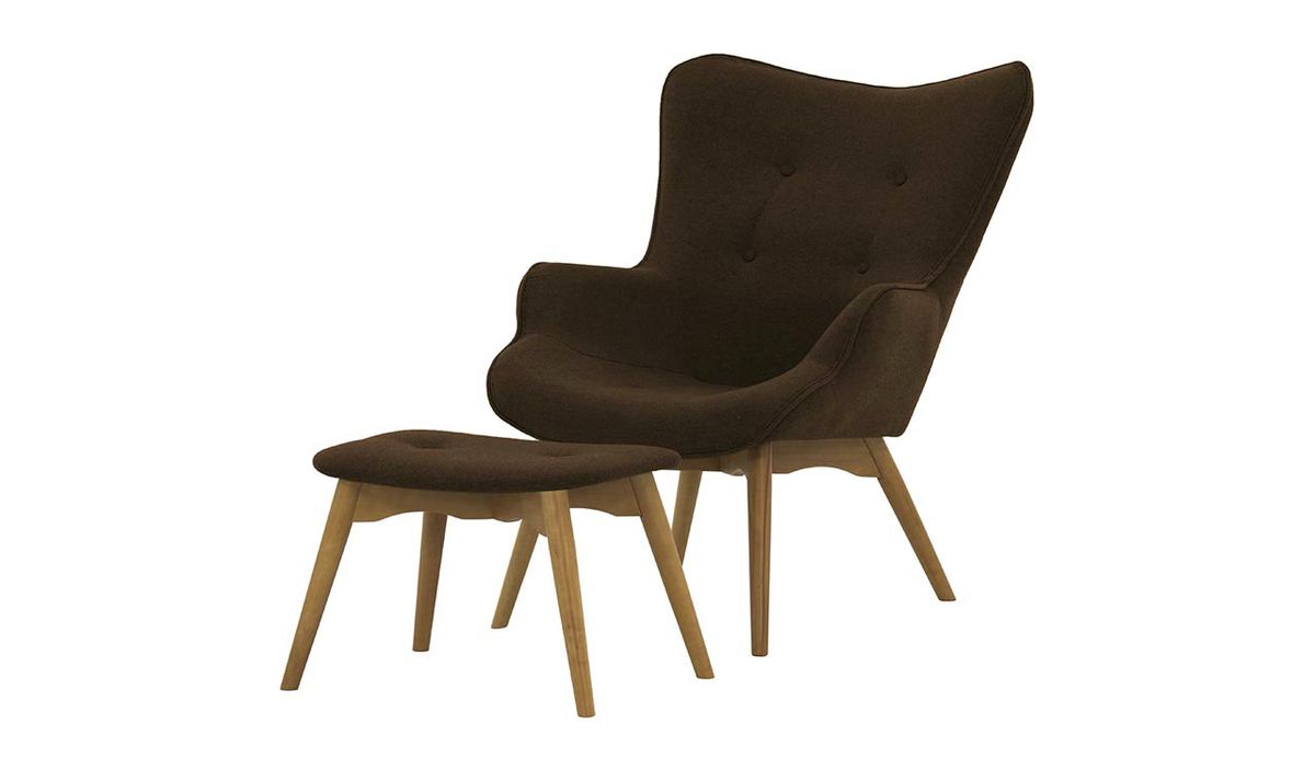 Fauteuil à oreilles avec repose-pied Ducan Ontario — vue 6