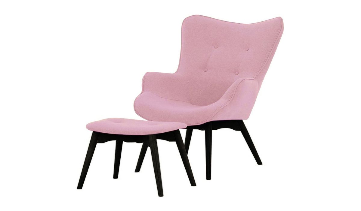 Fauteuil à oreilles avec repose-pied Ducan Ontario