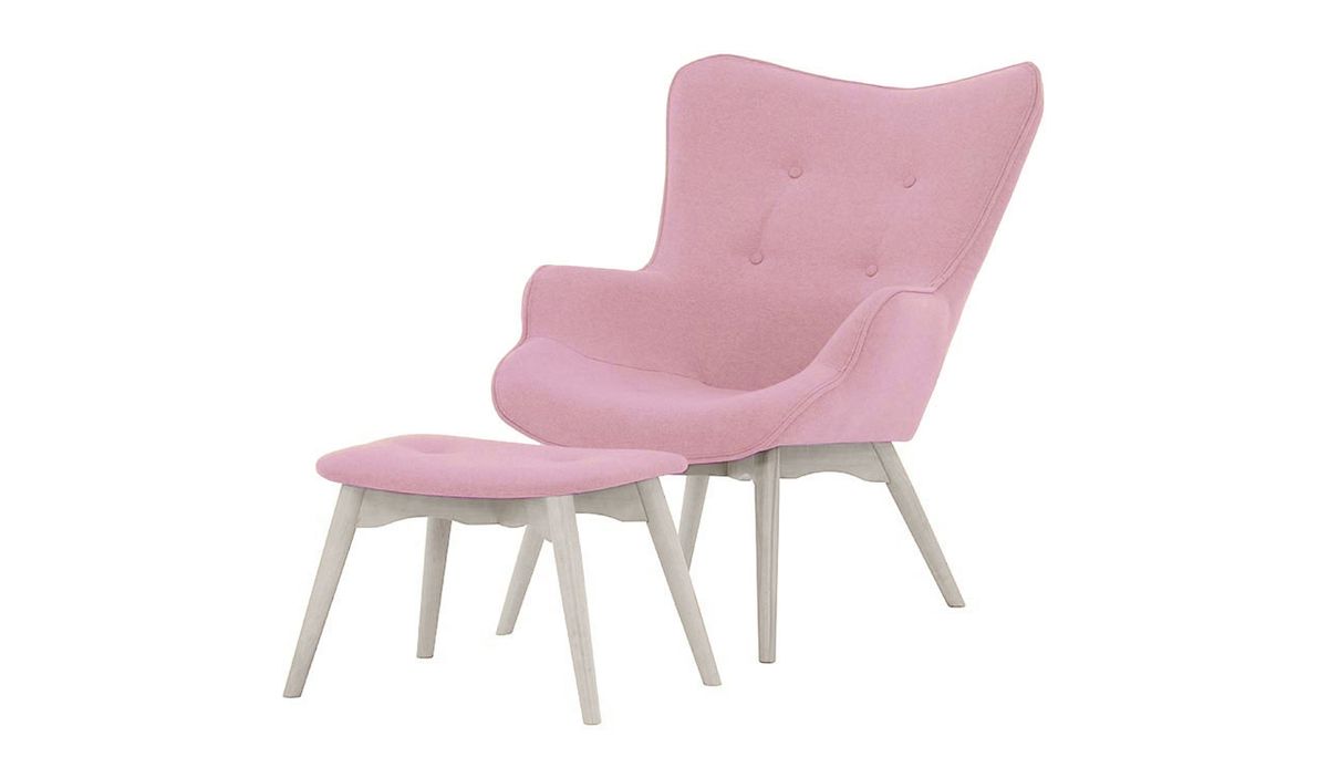 Fauteuil à oreilles avec repose-pied Ducan Ontario