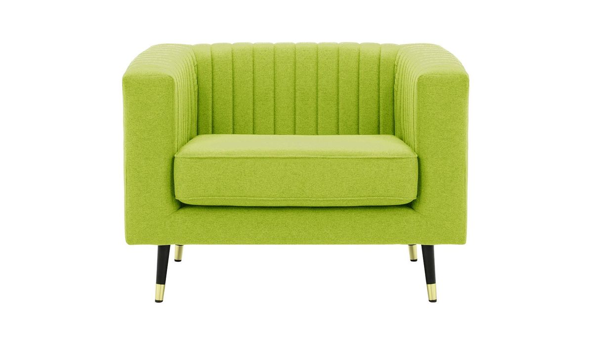 Fauteuil Slender, vert citron - Baku 7