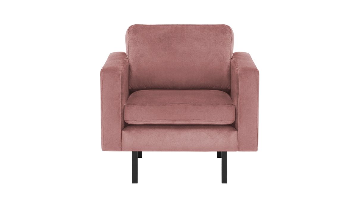 Fauteuil Lioni, rose delavé - Kronos 29