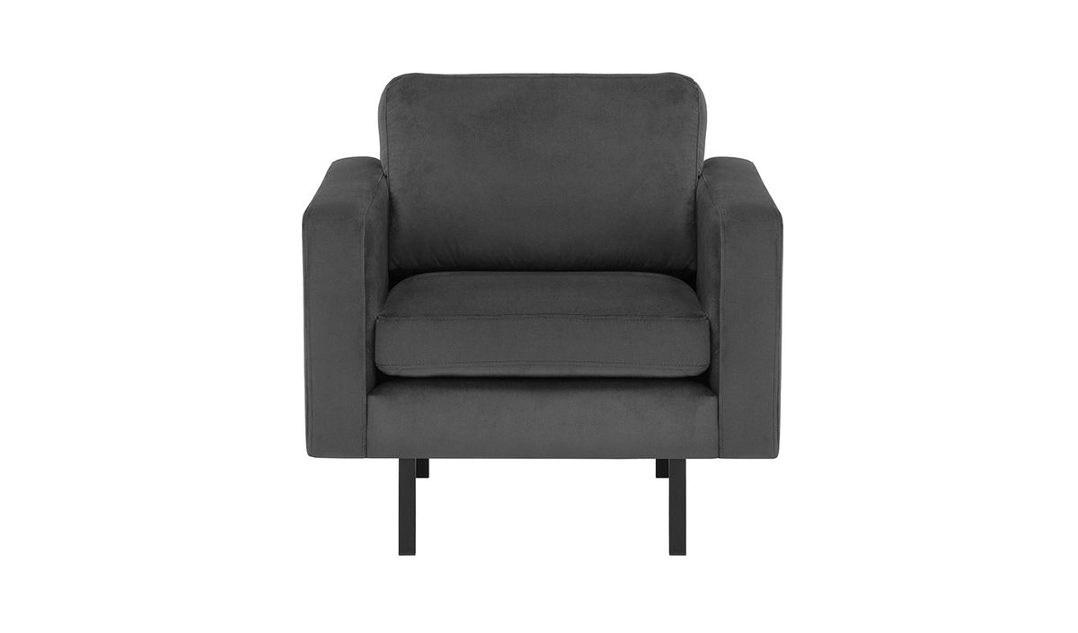 Fauteuil Lioni, gris foncé - Kronos 34